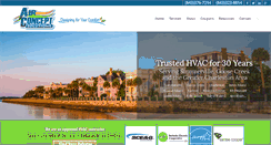 Desktop Screenshot of airconceptsllc.com